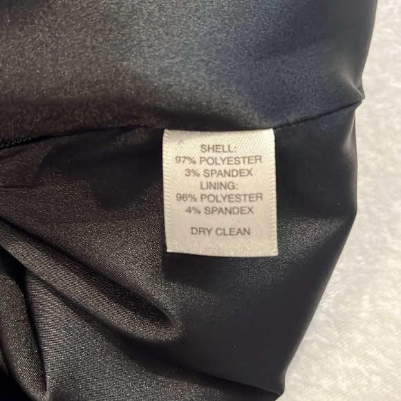 White House Black Market Strapless Little Black Dress sz 2 - Picture 8 of 9